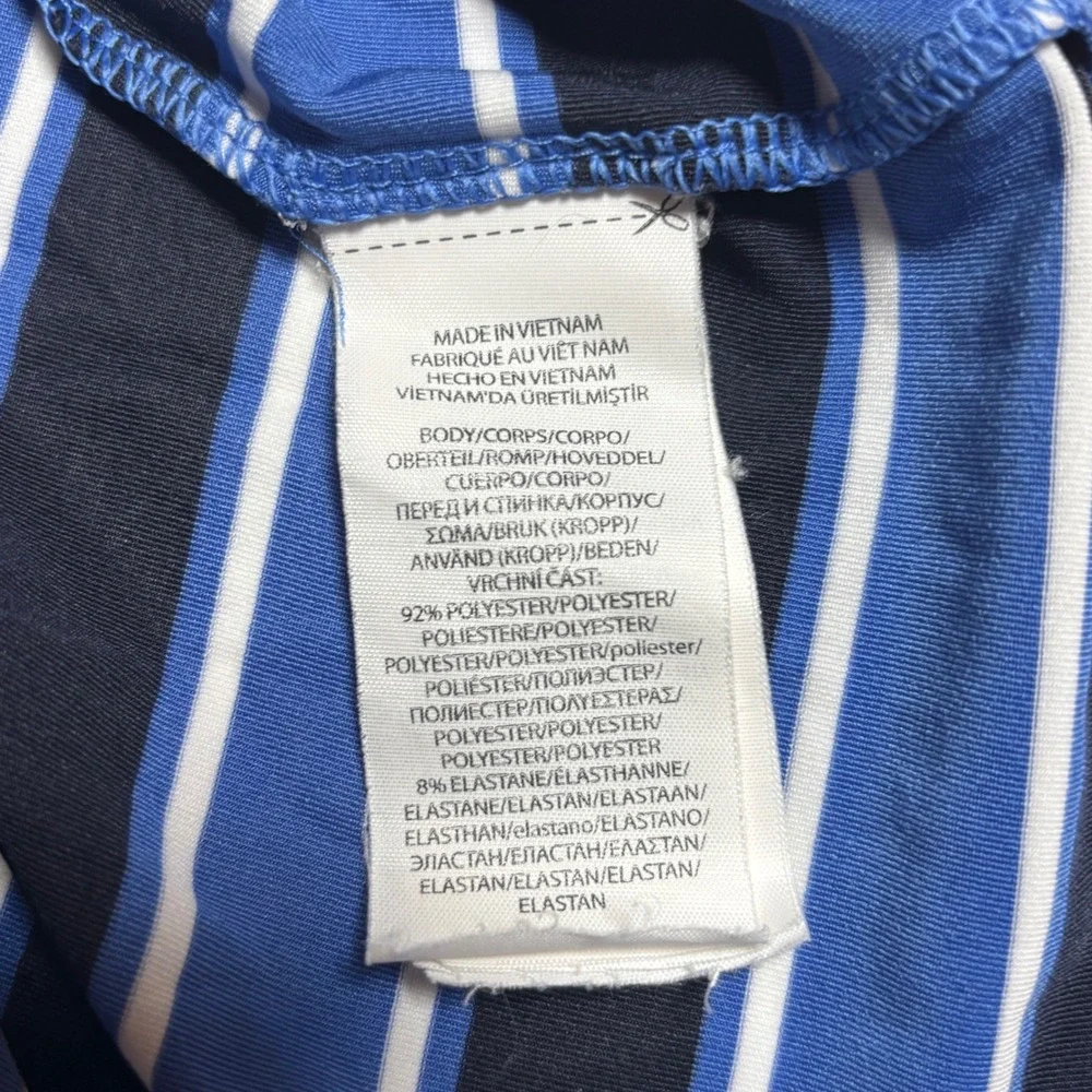 Polo Ralph Lauren Performance Polo Mens XXL Blue Striped Classic Fit Shirt